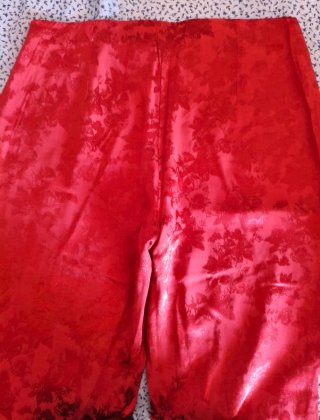 Traje MNG satinado estampado japonés L