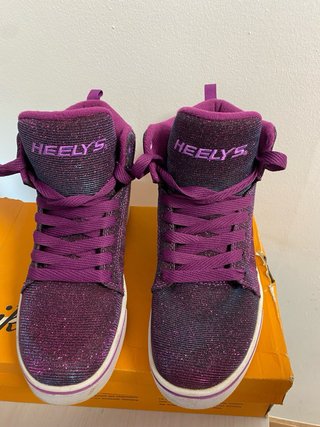 Zapatillas Heelys Moradas Brillantes Talla 38