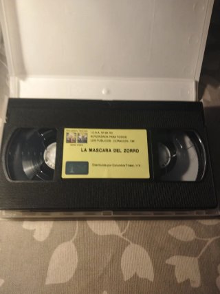La Máscara del Zorro VHS