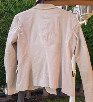 Americana Zara (etiqueta negra) Mujer Beige
