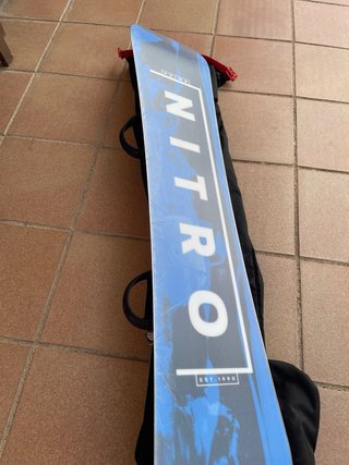 Tabla de Snowboard Nitro con Fijaciones