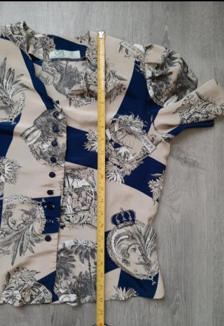 Blusa CYM manga corta estampada