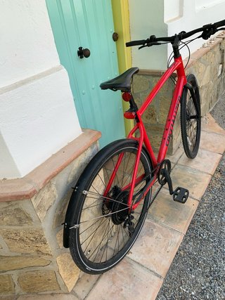 Bicicleta Specialized Sirrus X Roja Talla XL.