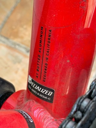Bicicleta Specialized Sirrus X Roja Talla XL.