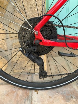 Bicicleta Specialized Sirrus X Roja Talla XL.