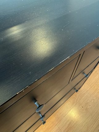 Cómoda Ikea Hemnes Negra