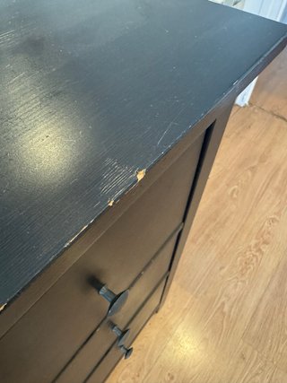 Cómoda Ikea Hemnes Negra