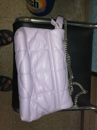 Borsa donna lilla trapuntata