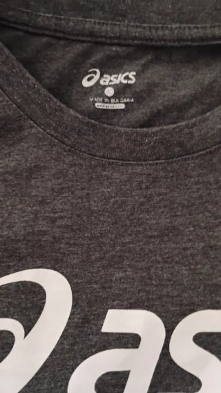 Asics Camiseta Hombre L Gris Oscuro Original