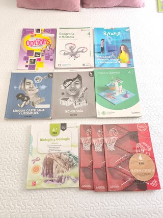 Libros texto 4 ESO IES Emérita