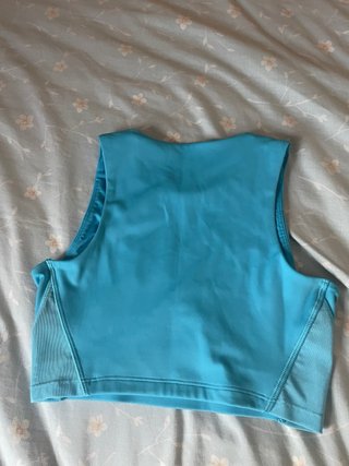 Sujetador deportivo Reebok azul