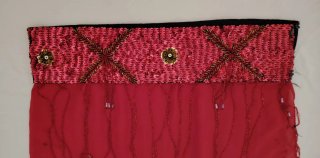Conjunto Danza Oriental Rojo y Dorado