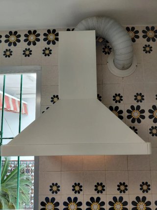 Campana extractora Teka Beige