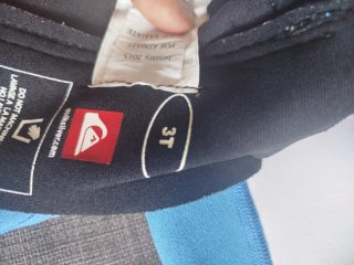 Neopreno Quiksilver niño azul