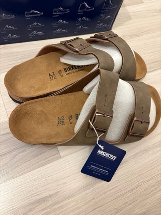 Birkenstock Sandalias Talla 42 Beige/Marrón