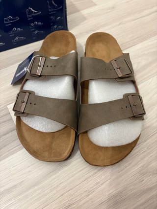 Birkenstock Sandalias Talla 42 Beige/Marrón
