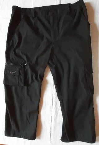 Lote 2 pantalones multibolsillos negros