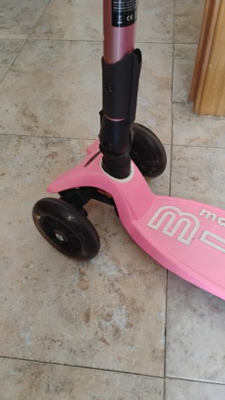 Patín Maxi Micro rosa para niñas