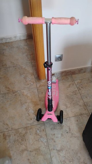 Patín Maxi Micro rosa para niñas