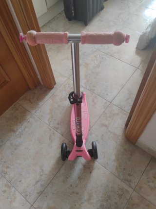 Patín Maxi Micro rosa para niñas