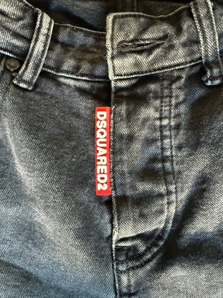 Dsquared2 shorts denim grigi taglia 44