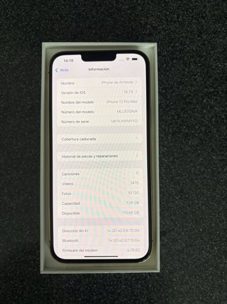 iPhone 13 Pro Max Oro 128GB