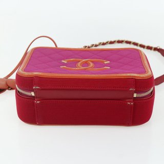 CHANEL CC Filigree Chain Vanity Shoulder Bag