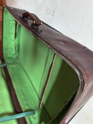 Maleta Vintage Cuero Marrón