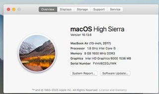 MacBook Air 13 2017 Plata con funda y cargador