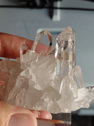 Espectacular Drusa con cristales transparentes