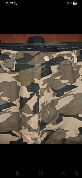 Pantalón Cargo Militar Hombre Talla 34 Nuevo