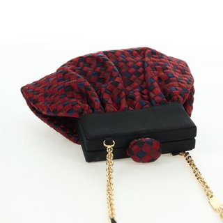 BOTTEGA VENETA INTRECCIATO Chain Shoulder Bag