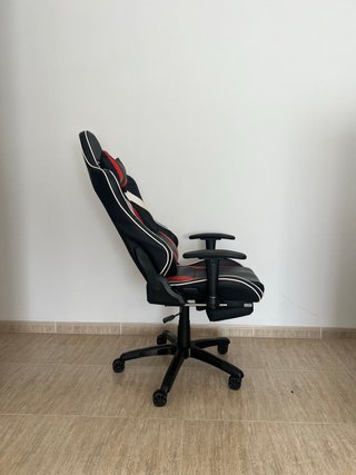 Silla Gaming y de Oficina teletrabajo Negra y Roja