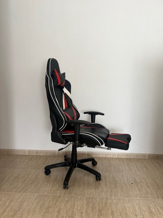 Silla Gaming y de Oficina teletrabajo Negra y Roja