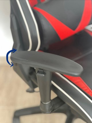 Silla Gaming y de Oficina teletrabajo Negra y Roja