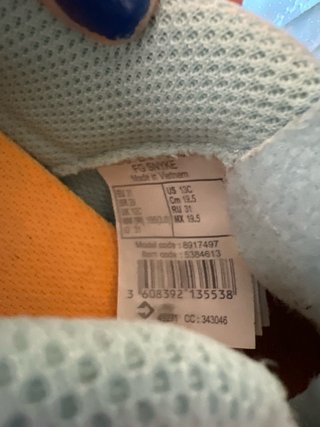 Botas de fútbol niño azul