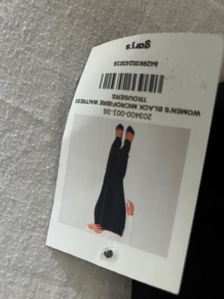 Pantalón camarera negro NUEVO CON ETIQUETA