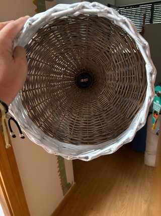 Lámpara de mimbre Maison du Monde