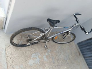 Bicicleta Montaña Naranja y Azul