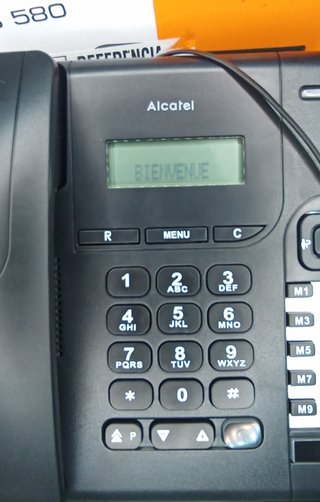 Telefono Fisso Alcatel Temporis 580 Nero