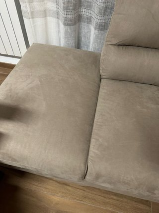 Divano con penisola marrone/grigio  divano letto