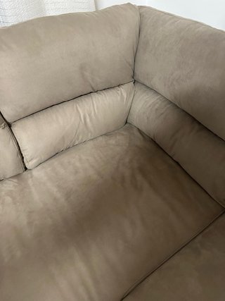Divano con penisola marrone/grigio  divano letto