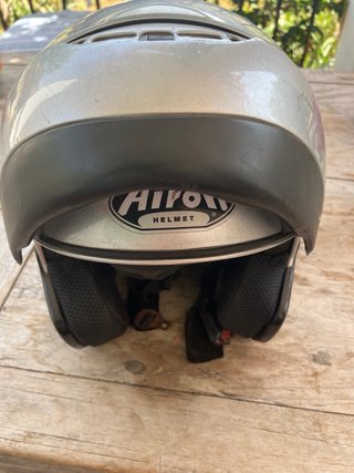 Casco Moto Airoh Plata