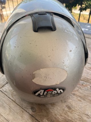 Casco Moto Airoh Plata