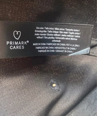 Cappellino Baseball Nero Primark