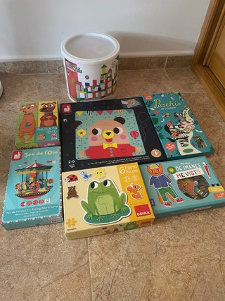 Lote de 6 juegos infantiles