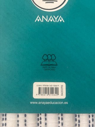 Libro ESO Cultura Clásica ANAYA isbn 978-84-143-1