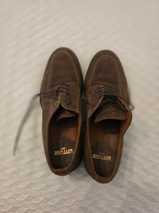 Zapatos Lotusse Ante Marrón Talla 43 Nuevos