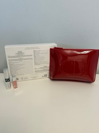 Neceser Dior Charol Rojo + 2 Productos