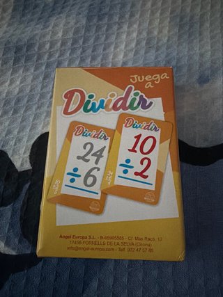 Juegos de Cartas Matemáticas: Restar y Dividir